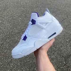 Jordan 4 retro “purple metallic” size 12 AUTHENTIC